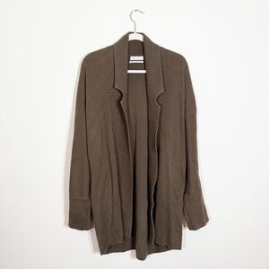 Urban Outfitters Open Front Long Line Brown Cardigan Sweater Small